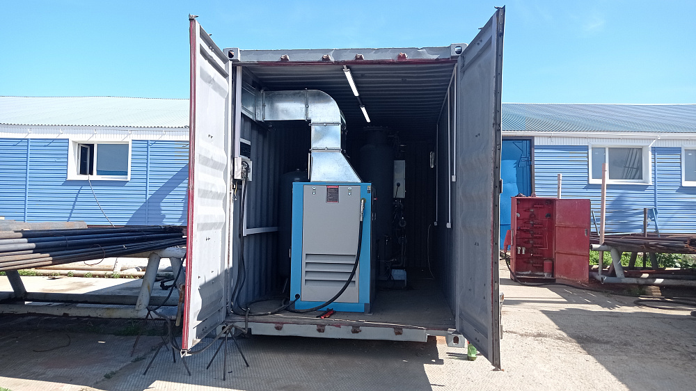 Генератор кислорода AG-12С в контейнере для НПП "Бурение"  г. Самара / 2022г